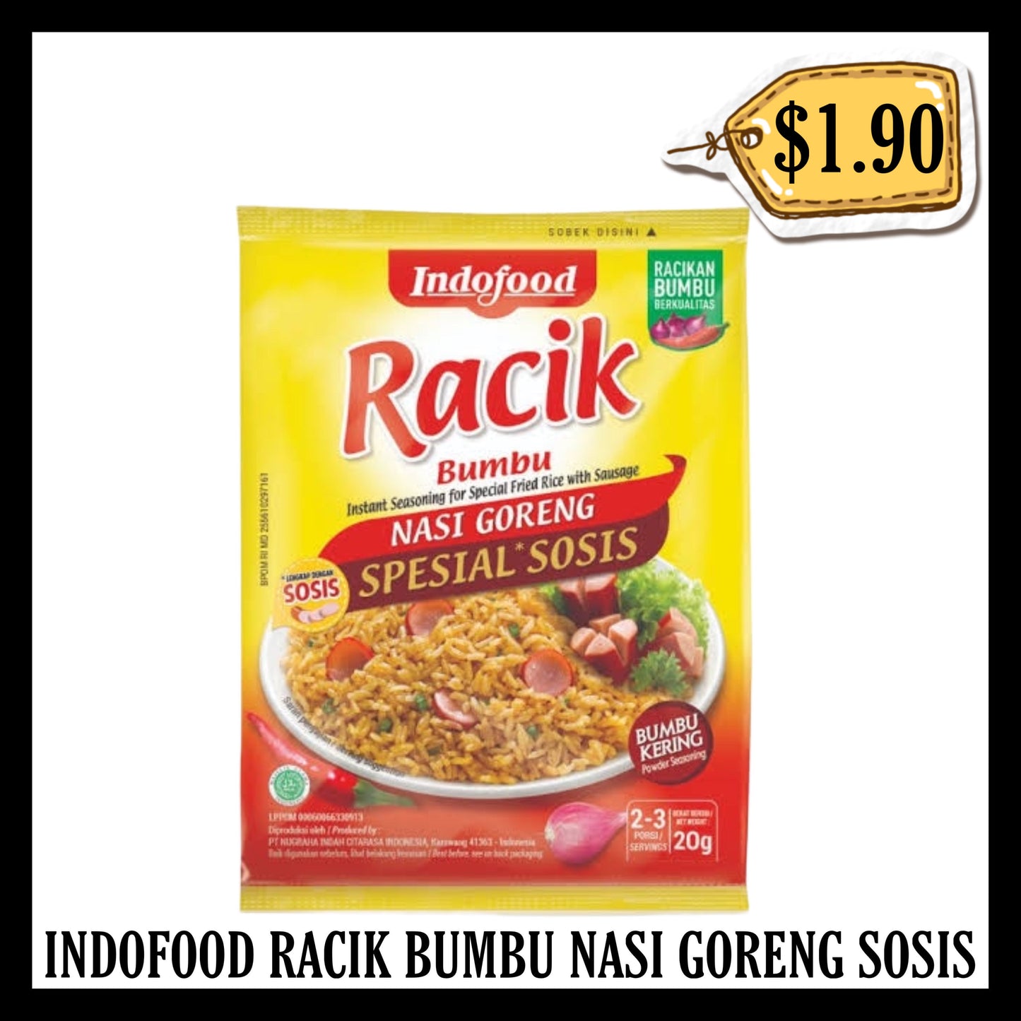 Indofood Racik Bumbu Nasi Goreng Sosis (BB 26 MAY 2026)