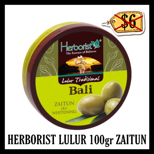 (SALE 20% OFF) Herborist Lulur 100gr Zaitun (BBD END JUN 2026)