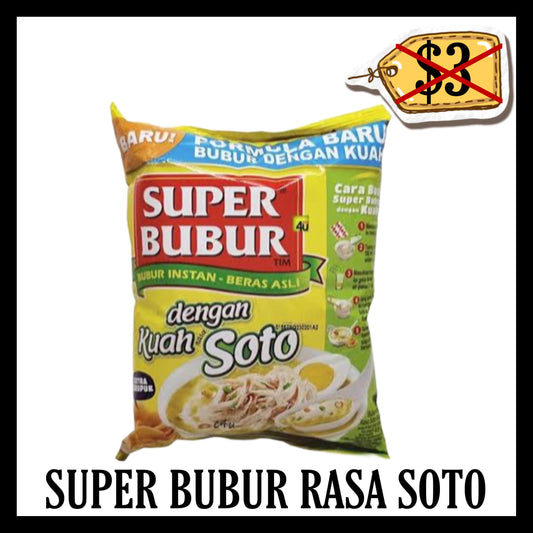 (BLACK FRIDAY SALE 30% OFF) Super Bubur Rasa Soto (BBD END APR 2026)