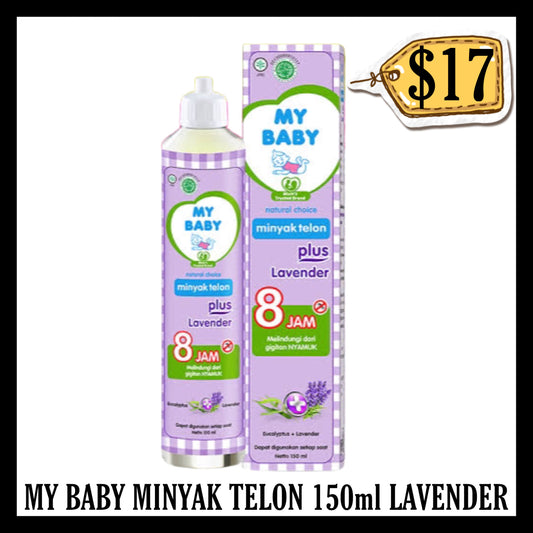 My Baby Minyak Telon 150ml Lavender (BBD END MAY 2028)