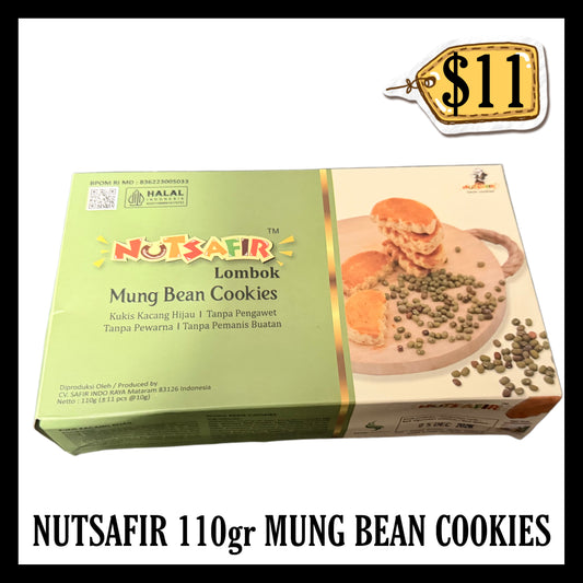 Nutsafir 110gr Mung Bean Cookies (BBD 05 DEC 2026)