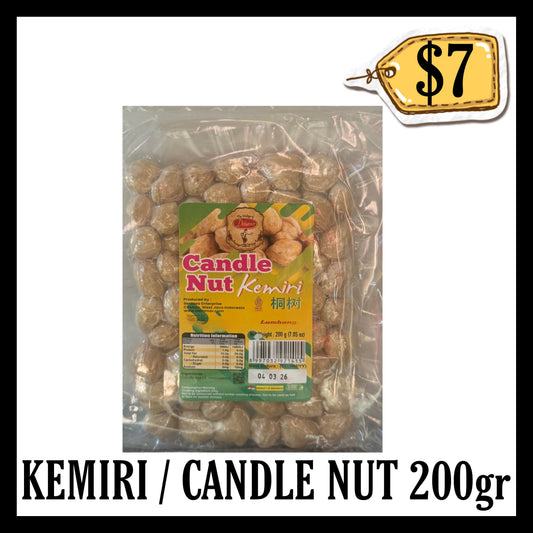 Deliamor Kemiri / Candle Nut 200gr (BBD 10 NOV 2027)