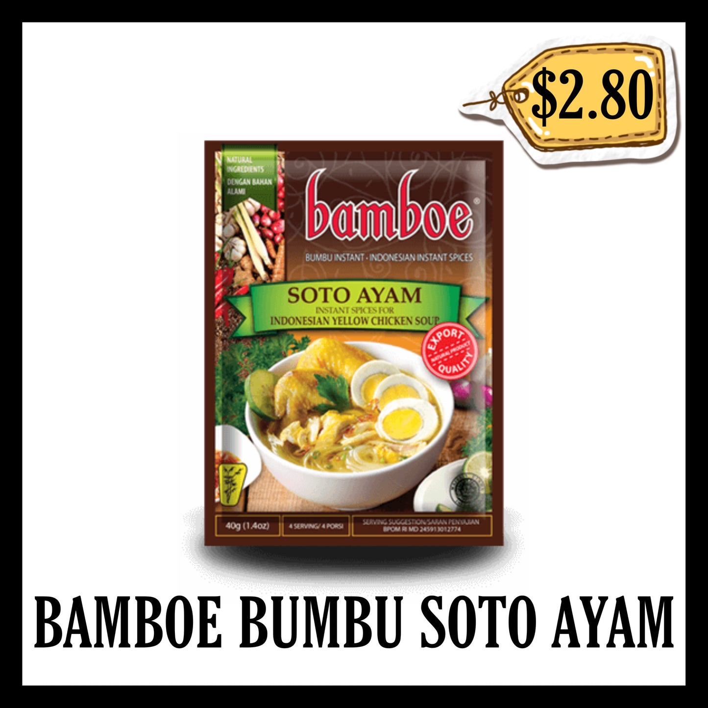 Bamboe Bumbu Soto Ayam (BBD 19 APR 2027)