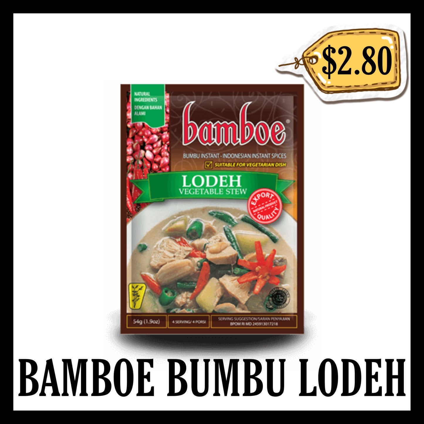 Bamboe Bumbu Lodeh (BBD 30 APR 2027)