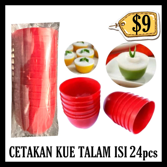 Cetakan Kue Talam Isi 12pcs