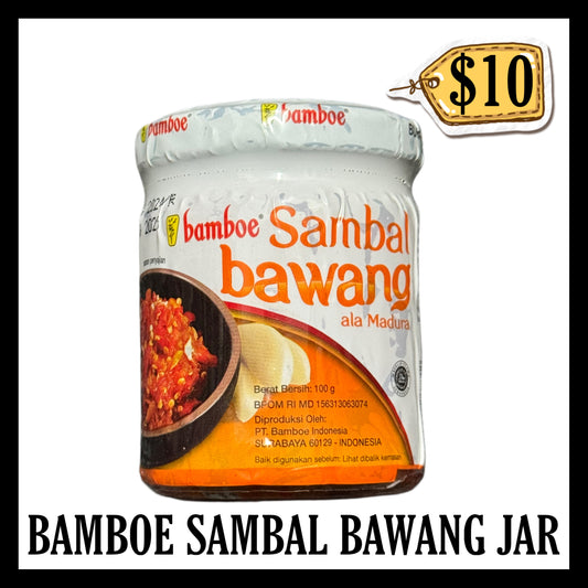 Bamboe Sambal Bawang Jar 100gr (BB 21 NOV 2025)