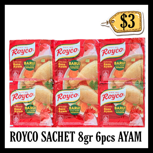 Royco Sachet 6pcs Ayam (BBD 12 SEP 2026)