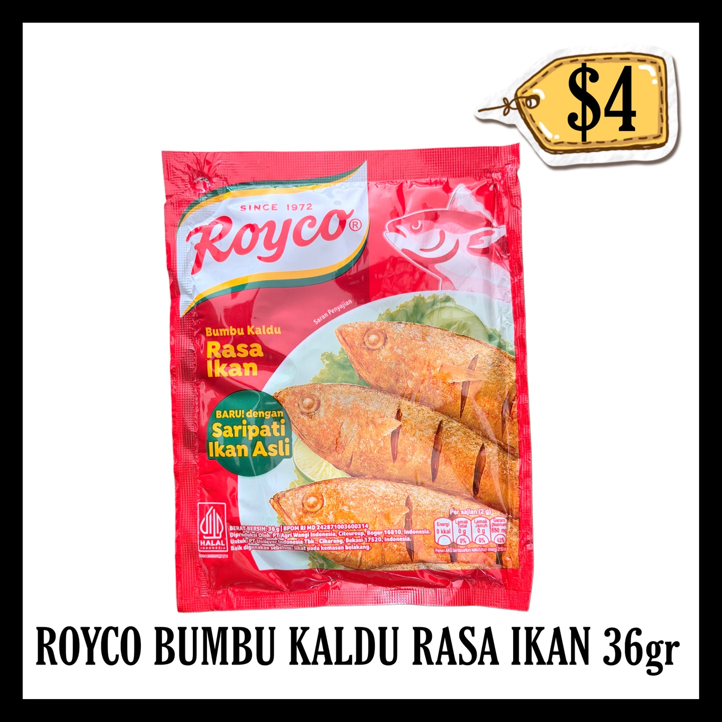 Royco Bumbu Kaldu Rasa Ikan (BBD 10 OCT 2026)