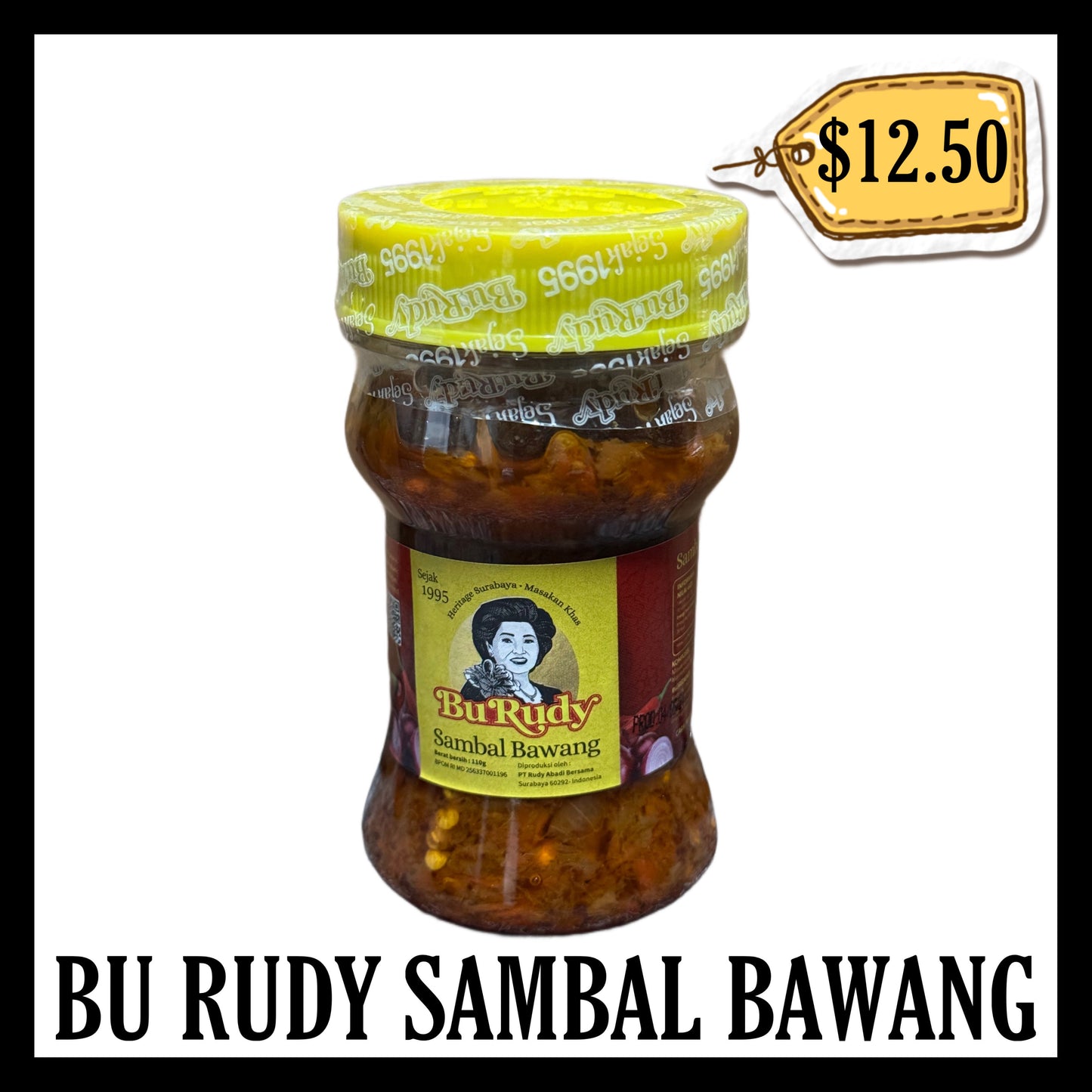 Bu Rudy Sambal Bawang Botol 110gr (BBD 01 OCT 2026)