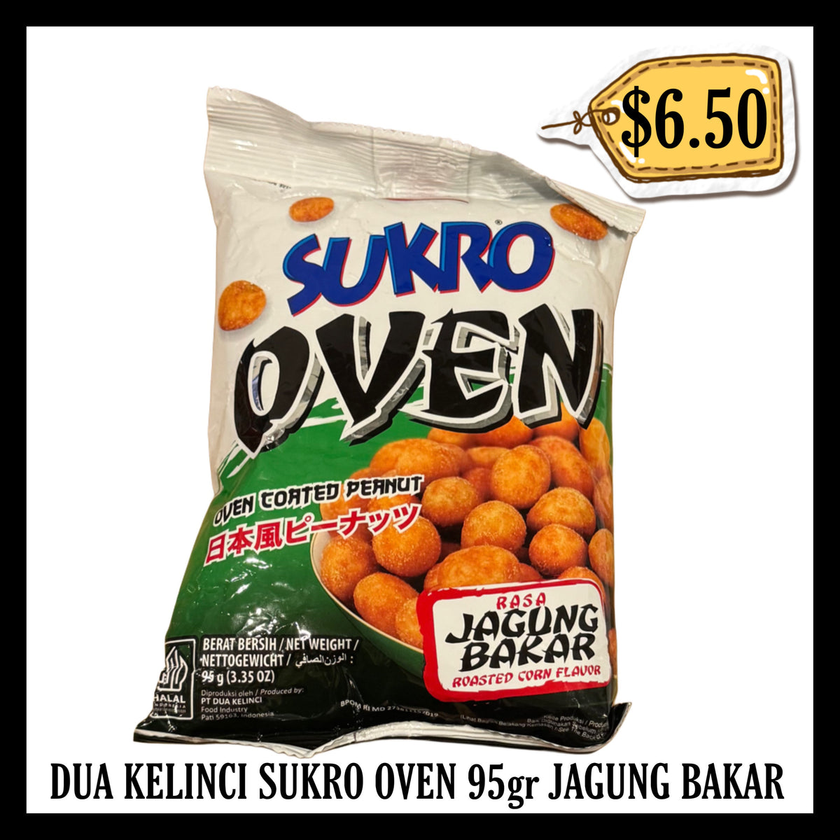 Dua Kelinci Sukro Oven 95gr Rasa Jagung Bakar (BBD