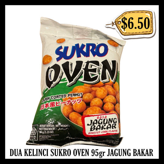 Dua Kelinci Sukro Oven 95gr Rasa Jagung Bakar (BBD END MAY 2027)