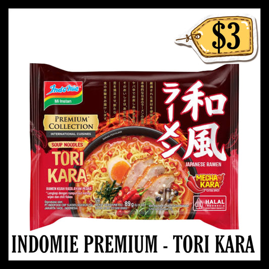 Indomie Premium Kuah Tori Kara Rasa Ayam Pedas (BBD 12 APR 2027)