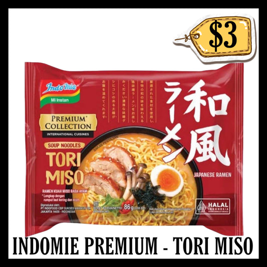 Indomie Premium Kuah Tori Miso (BBD 16 DEC 2026)