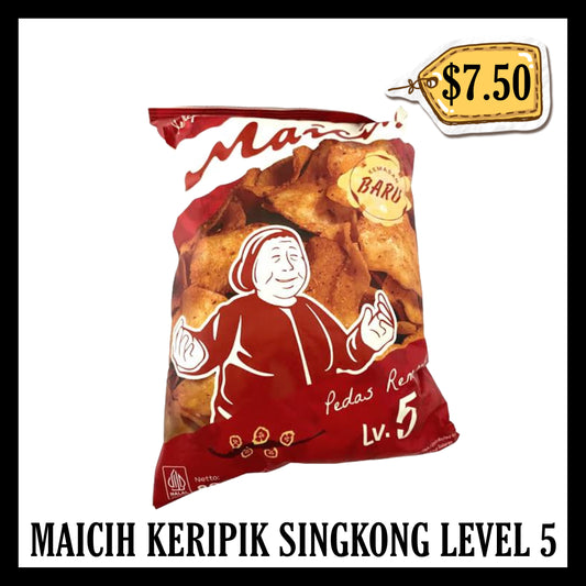 Maicih Keripik Singkong Level 5 (BBD 21 AUG 2026)