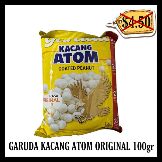 (SALE 25% OFF) Garuda Kacang Atom Original 100gr (BBD 11 MAY 2026)