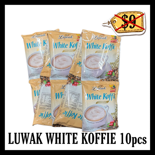 (SALE 20% OFF) Luwak White Koffie 10pcs (BB END OCT 2025)