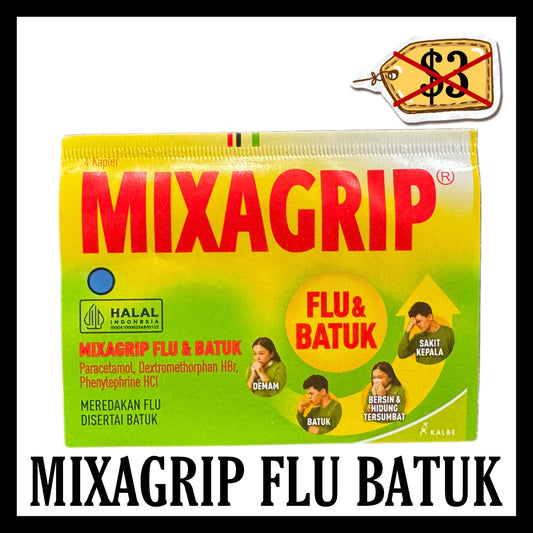 (SALE 20% OFF) Mixagrip Flu Batuk (BB END OCT 2025)