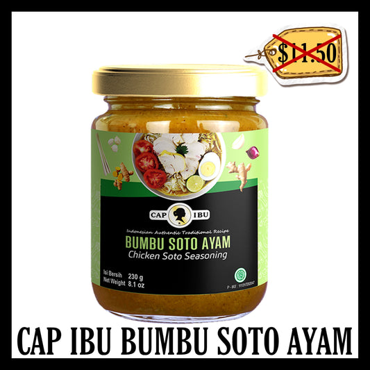 (SALE 20% OFF) Cap Ibu Bumbu Jar Soto Ayam (BB 08 OCT 2025)