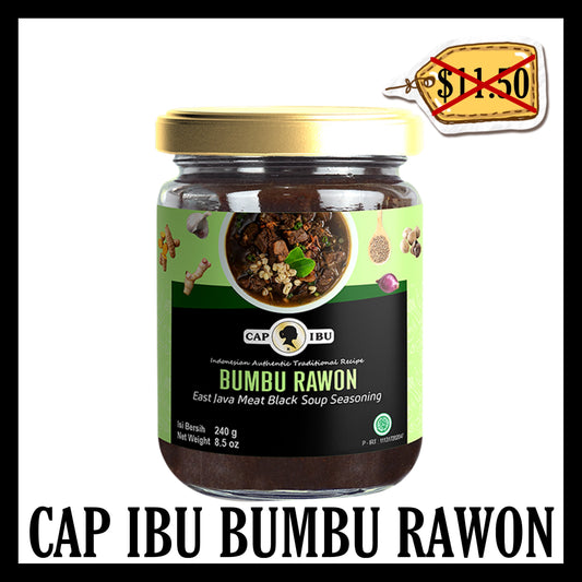(SALE 20% OFF) Cap Ibu Bumbu Jar Rawon (BB 16 OCT 2025)
