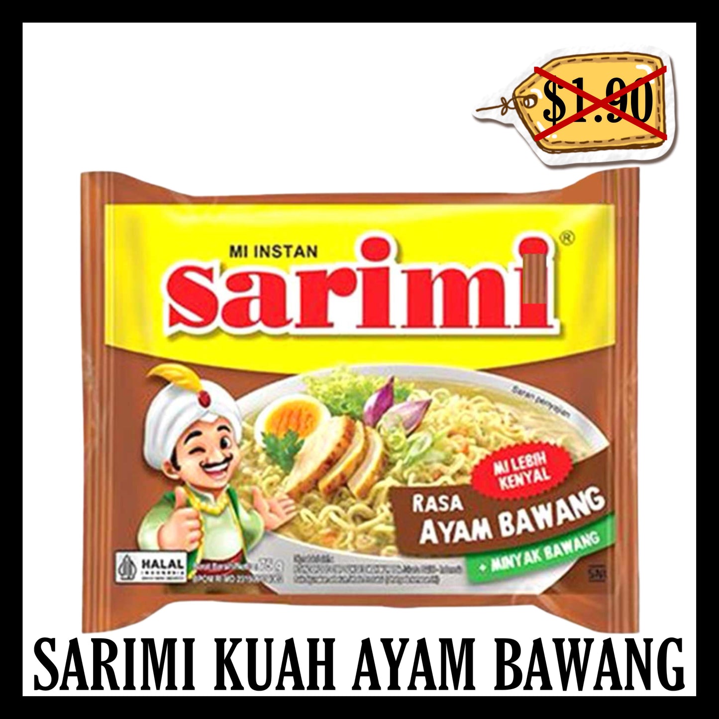 (SALE 20% OFF) Sarimi Kuah Ayam Bawang (BBD 11 JUL 2026)