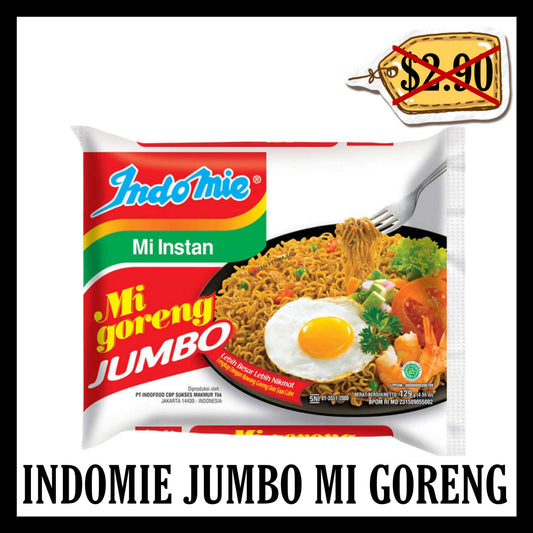 (SALE 20% OFF) Indomie Jumbo Mi Goreng (BBD 24 JUL 2026)