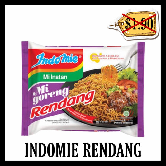 (SALE 20% OFF) Indomie Goreng Rendang (BBD 25 JUL 2026)
