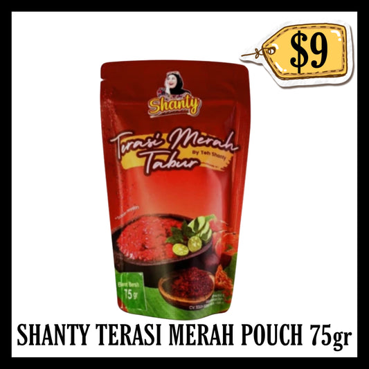 Shanty Terasi Merah Pouch 75gr (BB 03 MAR 2026)