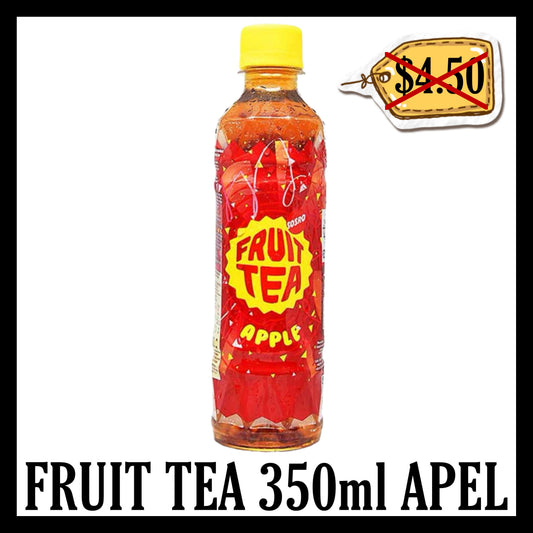 (SALE 20% OFF) Fruit Tea 350ml Apel (BBD 31 JUL 2026)
