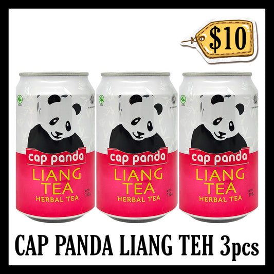 Cap Panda Cincau Liang Teh Kaleng 3pcs ($10 BUNDLE DEALS)