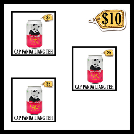 Cap Panda Liang Teh Kaleng (BUY 2 GET 1 FREE)