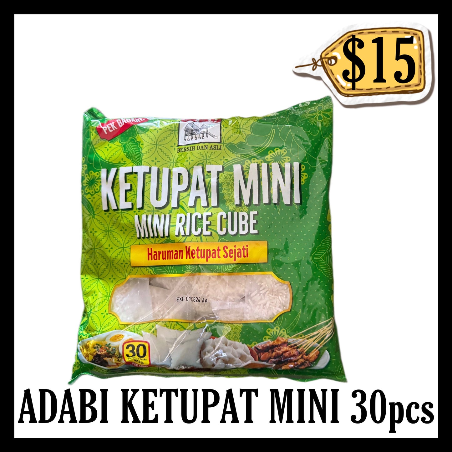 Adabi Ketupat Mini 30pcs (BBD 05 FEB 2028)