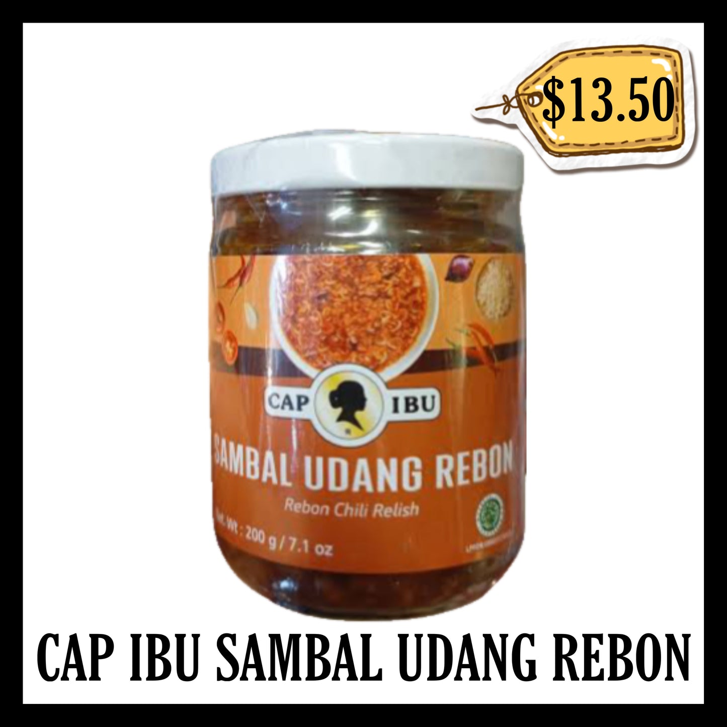 Cap Ibu Sambal Udang Rebon (BBD 11 MAR 2027)