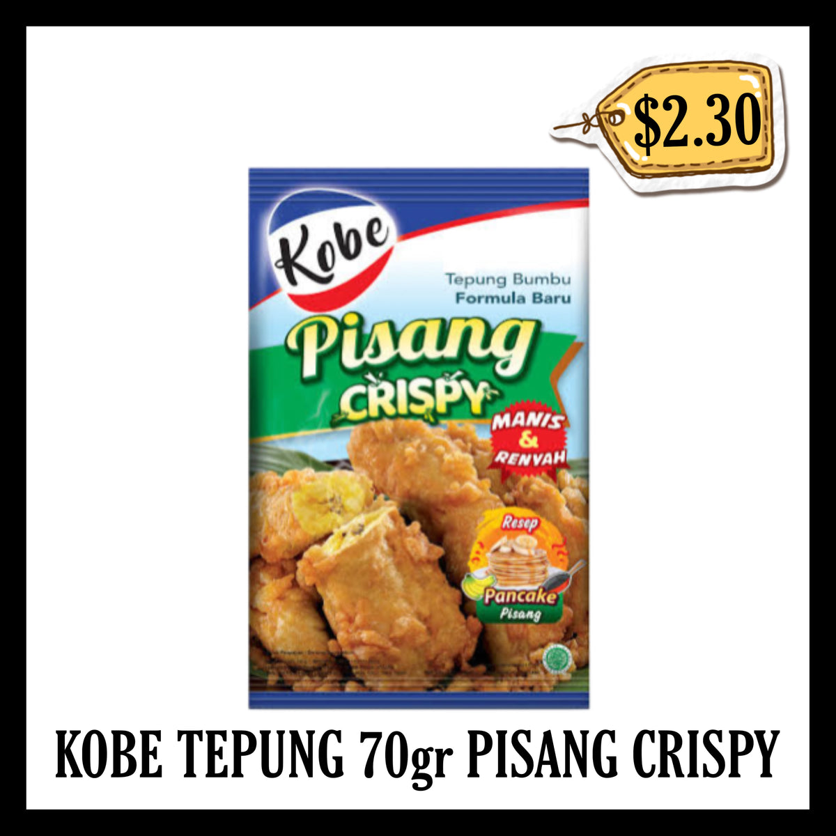 Kobe Tepung Pisang Goreng 70gr (BBD 13 APR 2028)