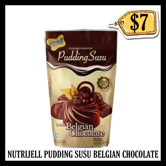 Nutrijell Pudding Susu Belgian Chocolate (BBD 10 NOV 2027)