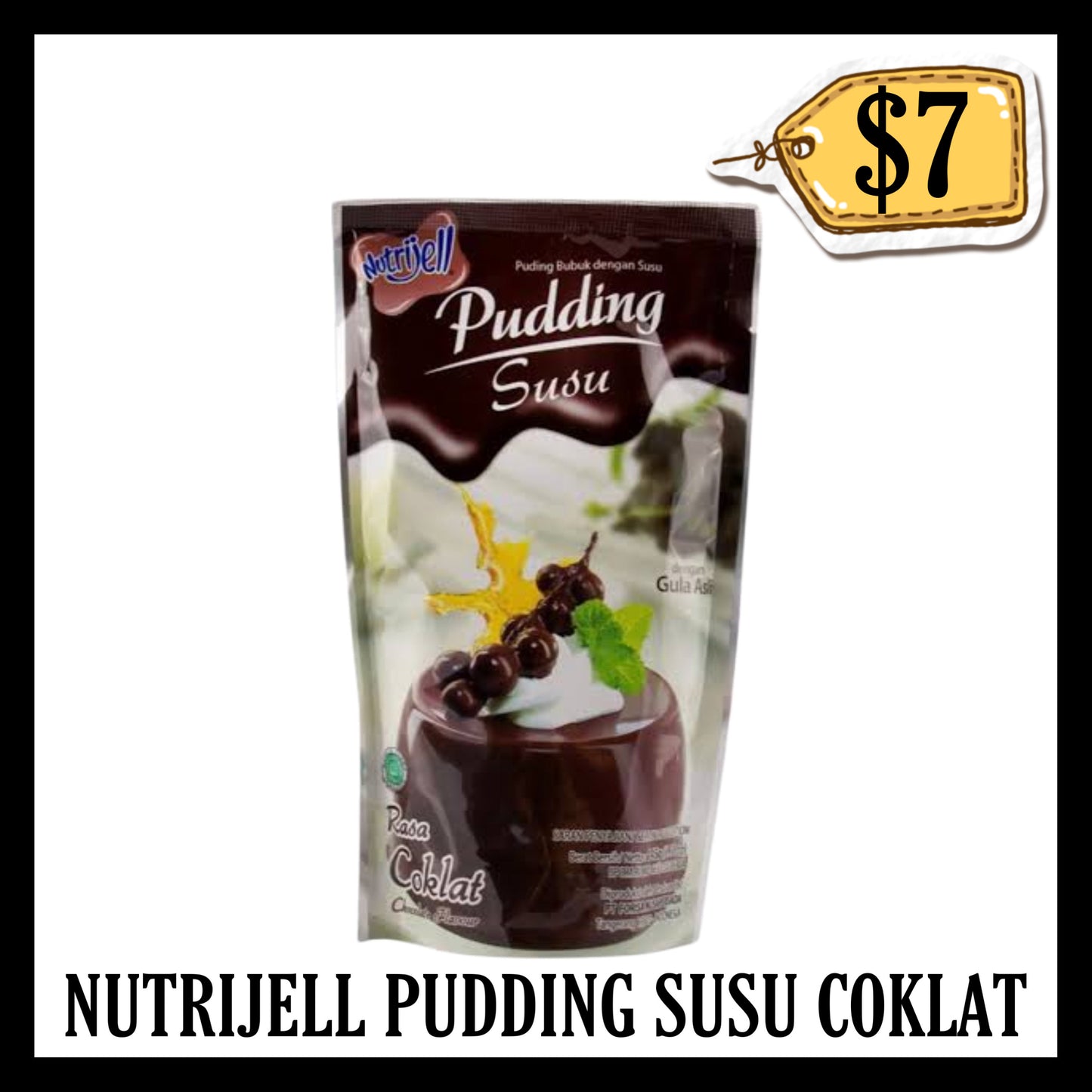 Nutrijell Pudding Susu Coklat (BBD 24 NOV 2027)