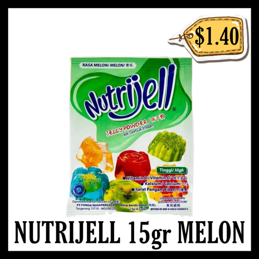 Nutrijell 15gr Melon (BBD END FEB 2029)