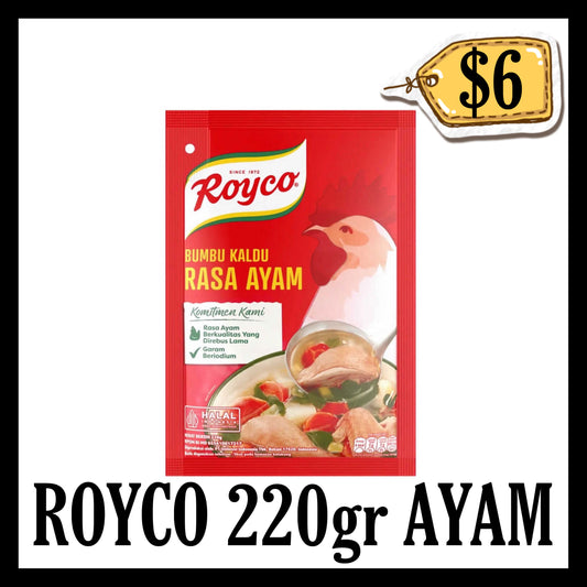 Royco 220gr Kaldu Rasa Ayam (BBD 29 JAN 2027)
