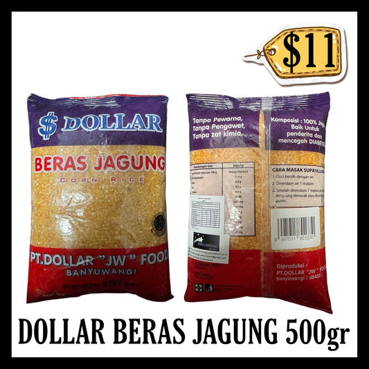 Cap Dollar Beras Jagung 500gr