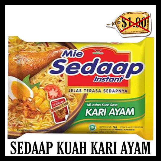 (SALE 20% OFF) Sedaap Kuah Rasa Kari Ayam (BBD 28 NOV 2026)
