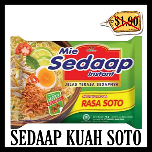 (SALE 20% OFF) Sedaap Kuah Rasa Soto (BBD 30 NOV 2026)