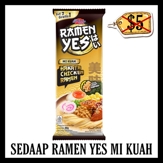(SALE 20% OFF) Sedaap Ramen Yes Mi Kuah (BBD 06 NOV 2026)