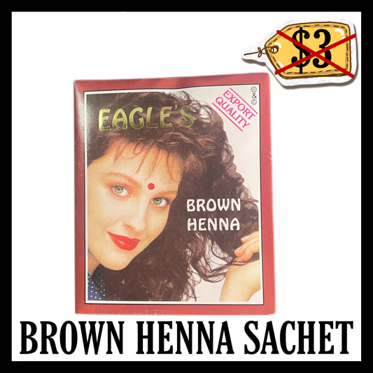 (SALE 20% OFF) Eagle Henna Sachet Cat Rambut Brown (BB END NOV 2026)