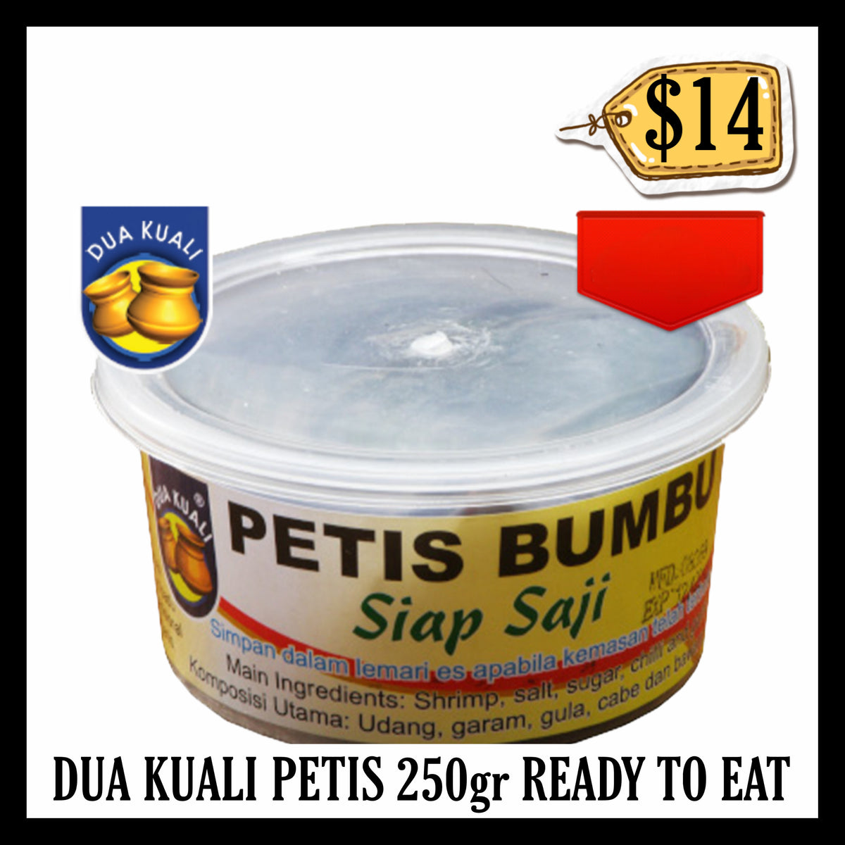 Dua Kuali Petis 250gr Ready To Eat (BBD 15 JUL 2027)