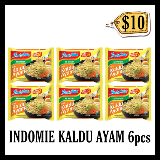 Indomie Kuah Kaldu Ayam 6pcs ($10 BUNDLE DEALS)(BB 01 NOV 2025)