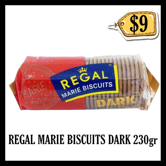 Regal Marie Biscuits Dark 230gr (BBD 21 FEB 2027)