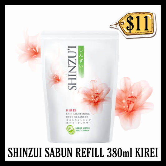 Shinzui Sabun Refill 380ml Kirei (BBD END APR 2027)