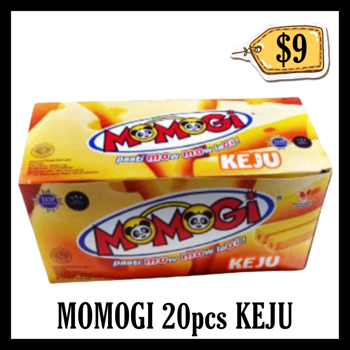 Momogi 4.5gr 20pcs Rasa Keju (BBD 03 JUL 2026)