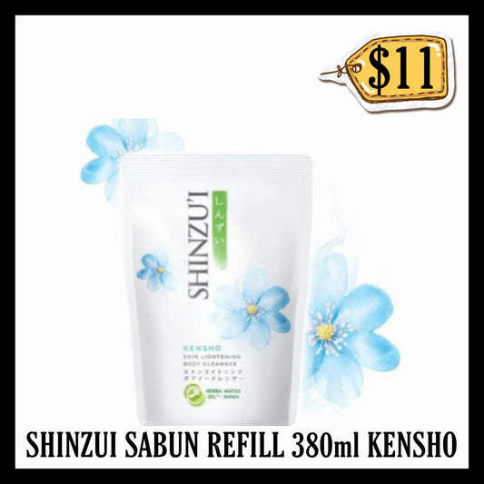 Shinzui Sabun Refill 380ml Kensho (BBD END AUG 2027)