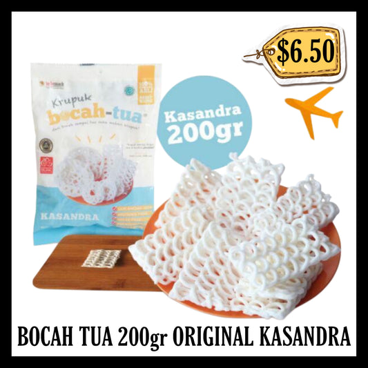 Bocah Tua Krupuk 200gr Original Kasandra Uncooked (BBD 24 APR 2028)