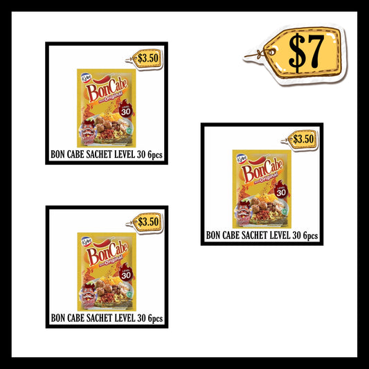 Bon Cabe Sachet Lev 30 6pcs (BUY 2 GET 1 FREE) (BBD 05 MAR 2028)